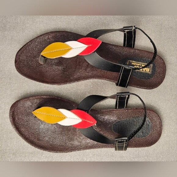 Badong Colorful Feather Sandals - Picture 2 of 11